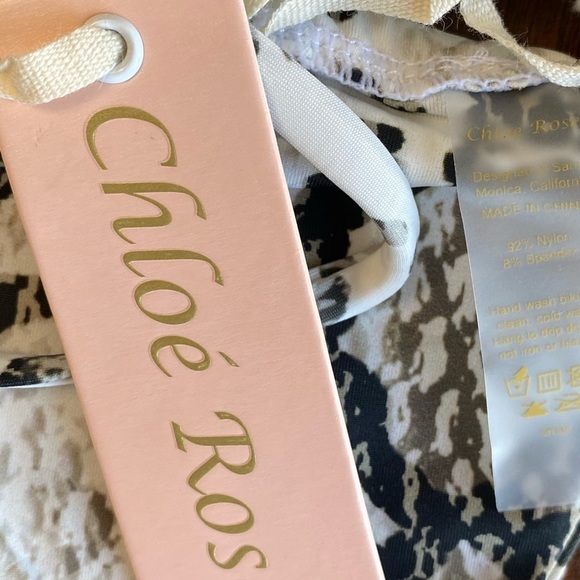 CHLOE ROSE bikini top snake print size small - Picture 5 of 7